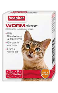 Beaphar WORMclear Tablets for Cats